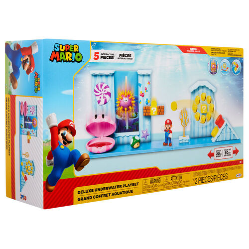 Playset Bajo el Agua Deluxe Super Mario Bros