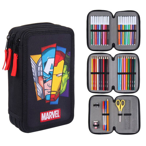 Marvel Avengers triple pencil case