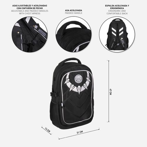 Marvel Black Panther casual backpack 47cm