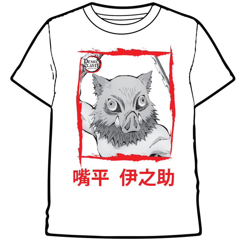 Camiseta Inoshuke Hashibira Demon Slayer Kimetsu no Yaiba adulto