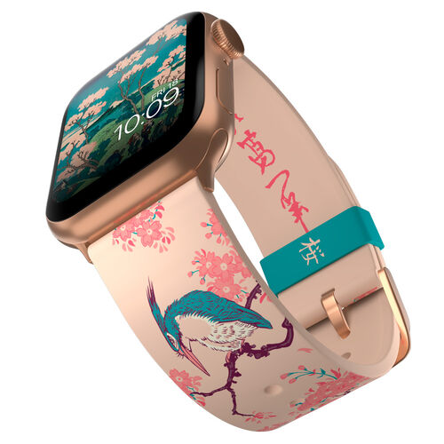 Correa Smartwatch + esferas Cherry Blossom Hokusai