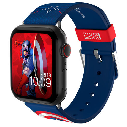 Correa Smartwatch + esferas Capitan America Marvel