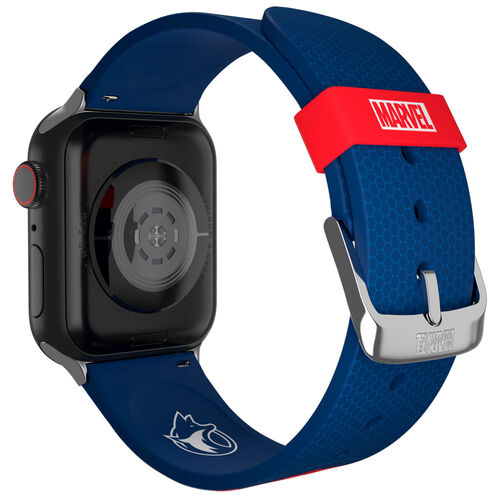  MARVEL ñ Captain America Insignia Smartwatch Band - Officially  Licensed, Compatible with Every Size & Series of Apple Watch (watch not  included) : Cell Phones & Accessories