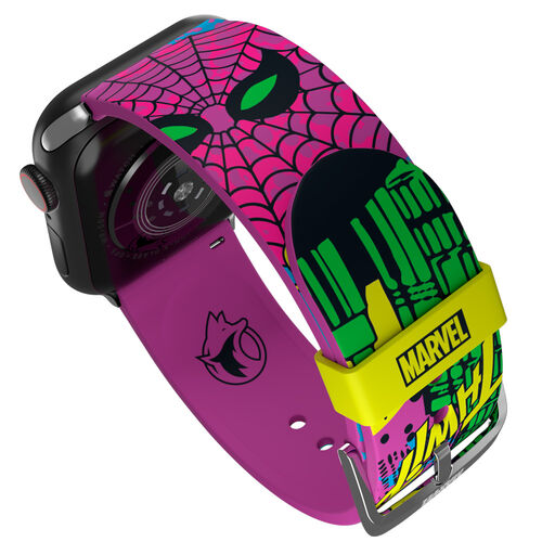 Marvel Spiderman Black Light Smartwatch strap + face designs