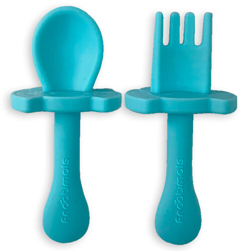 Frootimals Melany Melephant my first spoon and fork set