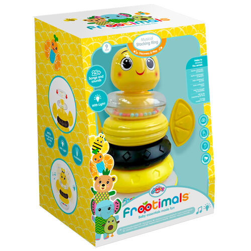 Frootimals Bizzy Lemonbee musical stacking ring