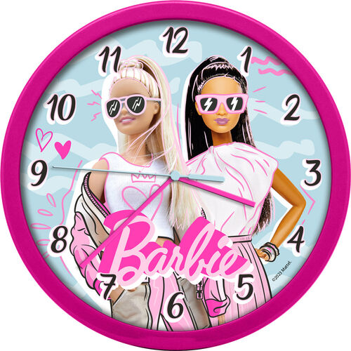 Barbie wall clock