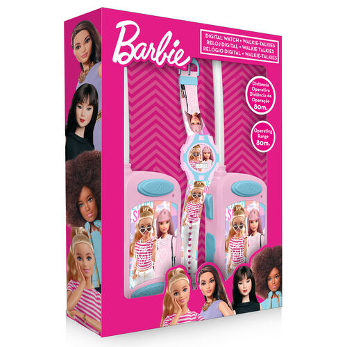 Barbie Digital Watch + Walkie Talkie set