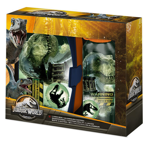 Jurassic World Lunch box + aluminium bottle set 500ml