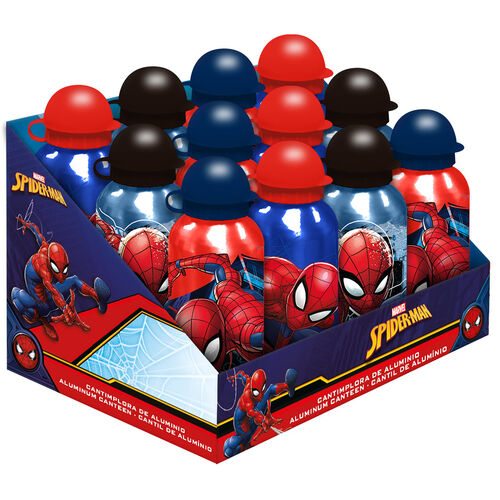 Cantimplora surtido aluminio Spiderman Marvel 500ml