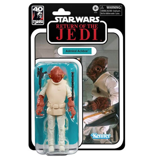 Figura Admiral Ackbar 40th Anniversary Return of the Jedi Star Wars 15cm