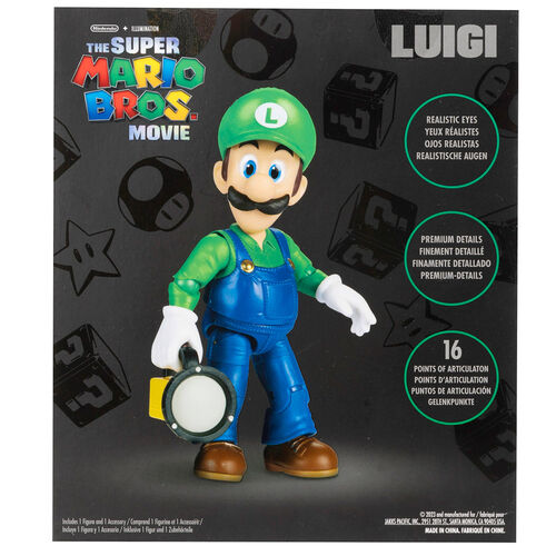 Figura Luigi La Pelicula Super Mario Bros 13cm