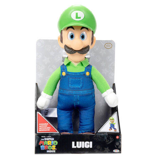 Super Mario Peluche - Luigi 30 cm - LJ Shop - Boutique en ligne Suisse