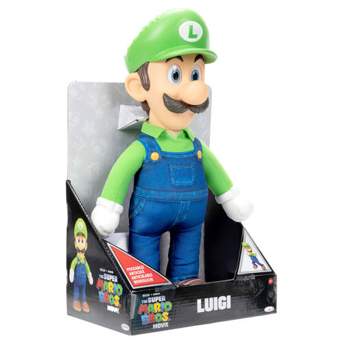 Super Mario Bros. Le Film Peluche Luigi 30cm