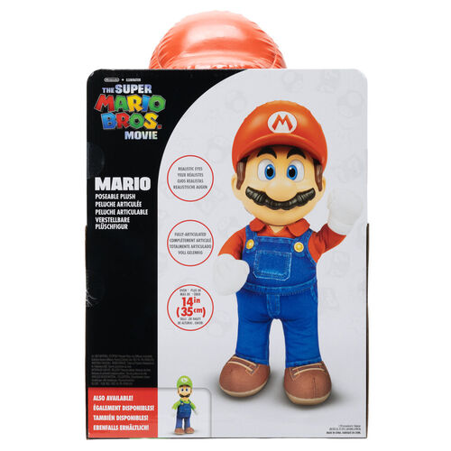 Super Mario Bros The Movie Super Mario plush toy 30cm
