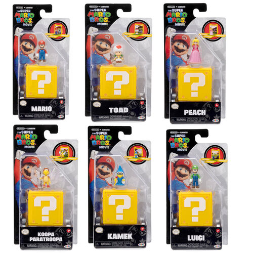 Pack 6 Figuras Super Mario La Pelicula Super Mario Bros surtido