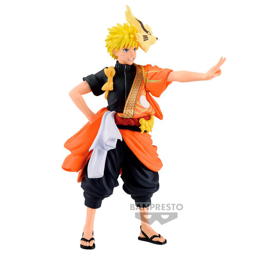 Naruto Shippuden Animation 20th Anniversary Costume Naruto Uzumaki 16cm