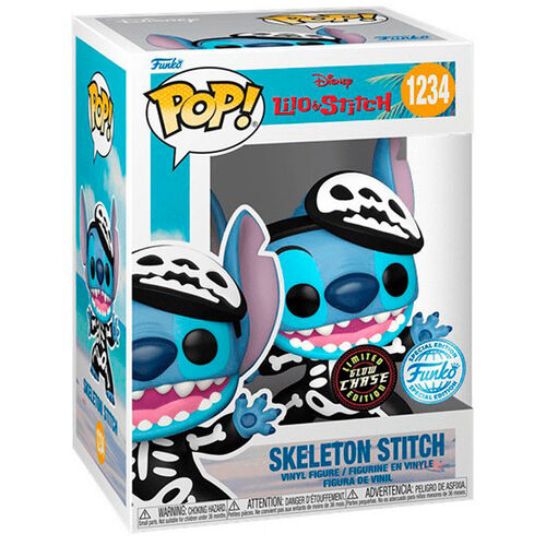 POP figure Disney Lilo & Stitch Skeleton Stitch Chase Exclusive