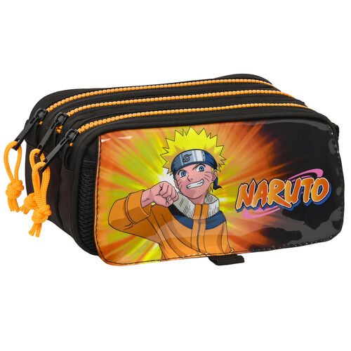 Naruto triple pencil case
