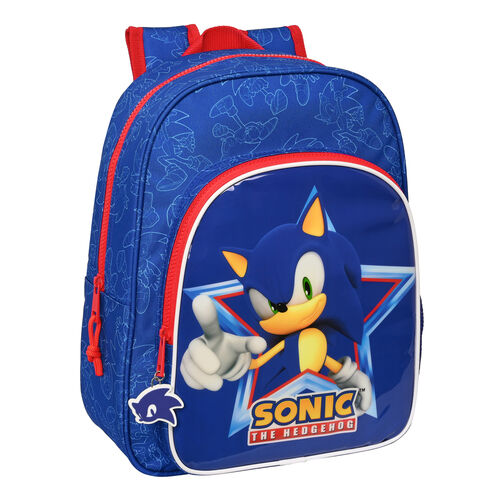 Sonic The Hedgehog Lets Roll adaptable backpack 34cm