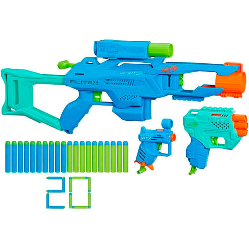 Lanzador Tactical Pack Elite 2.0 Nerf