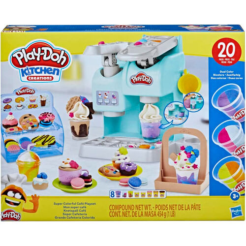 Play-Doh Kitchen Creations Super Colorful cafe playset