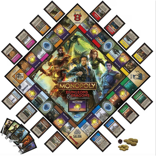 Spanish Dungeons & Dragons Monopol board game