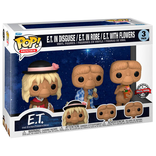 POP pack 3 E.T. The Extra-Terrestrial Exclusive