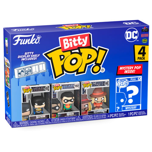 Blister 4 figuras Bitty POP DC Comics Batman
