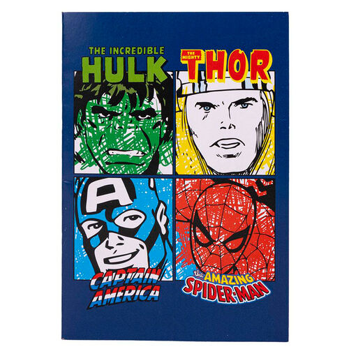 Set papeleria coloreable Vengadores Avengers Marvel