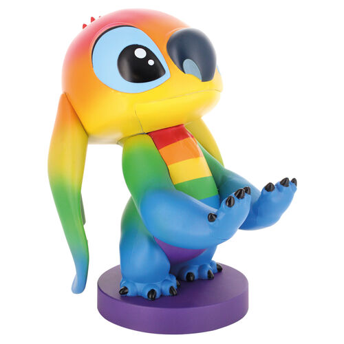 Disney Stitch Rainbow figure clamping bracket Cable guy 20cm