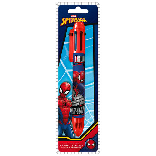 Marvel Spiderman 6 colors pen