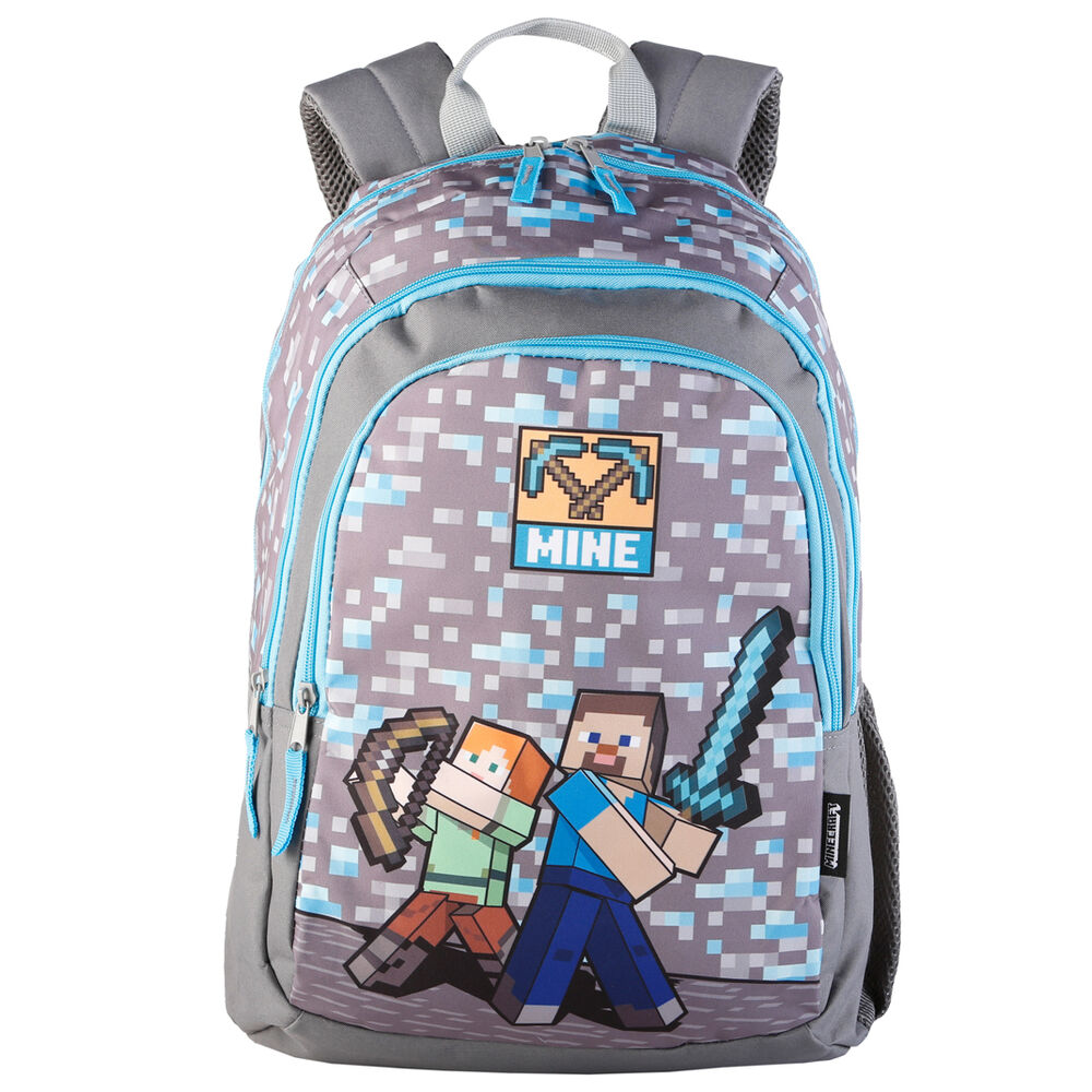 Minecraft Mine adaptable backpack 44cm