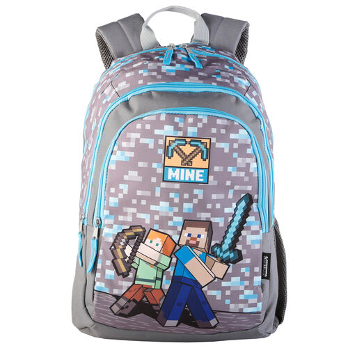 Minecraft Mine adaptable backpack 44cm