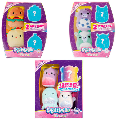 Blister peluches Squishmallows 5cm surtido