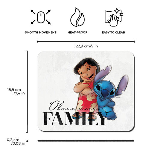 Disney 100th Anniversary Lilo & Stitch mouse pad