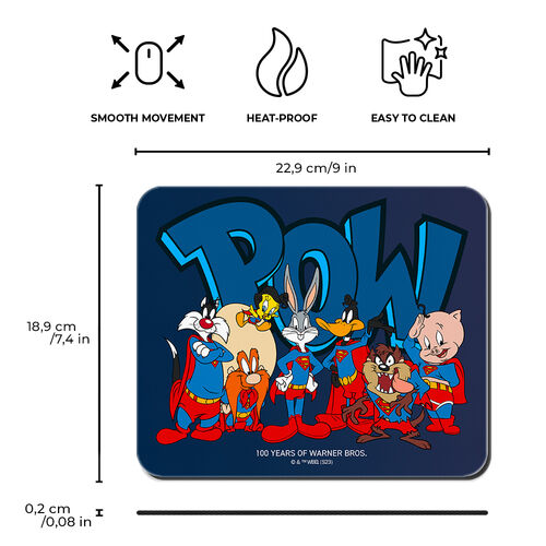 Alfombrilla raton Superman Looney Tunes 100th Anniversary Warner Bros