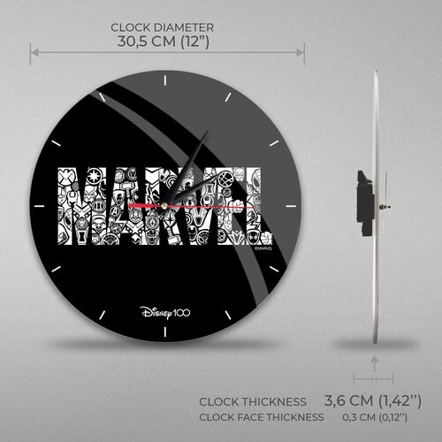 Marvel Logo wall clock