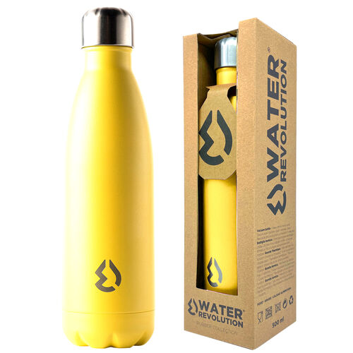 Water Revolution Yellow water bottle 500ml