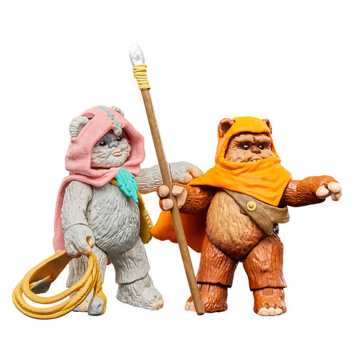 Star Wars Ewoks Wicket W Warrick & Kneesaa figures 9cm