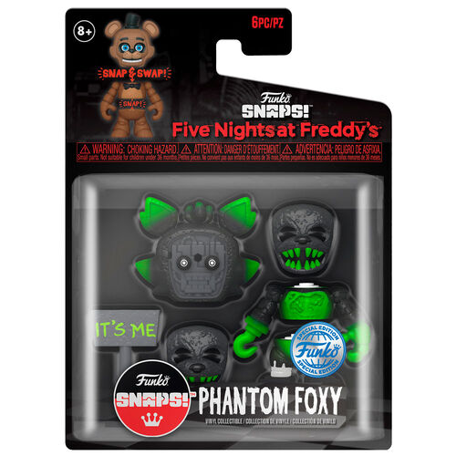 Figura Snaps! Five Nights at Freddys Phantom Foxy Exclusive