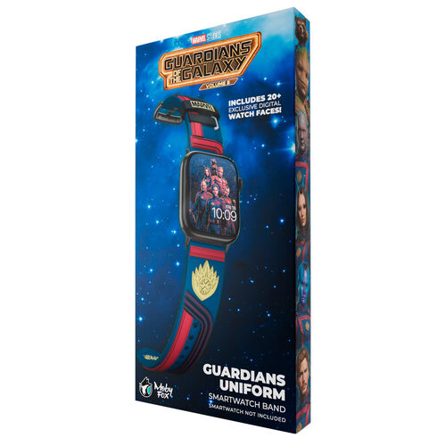 Correa Smartwatch 3D + esferas Guardianes de la Galaxia Marvel