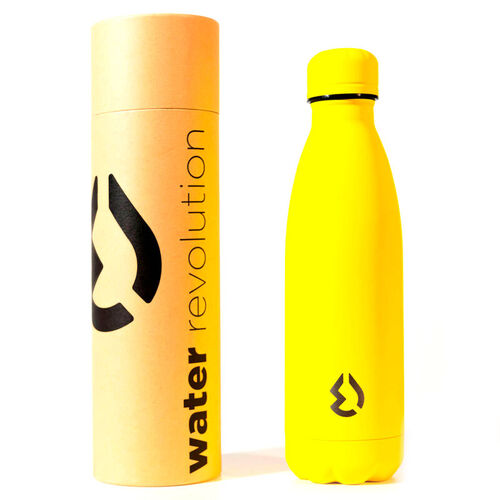 Water Revolution Fluor Yellow water bottle 500ml