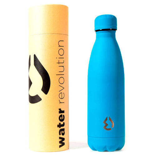 Botella Azul Fluor Water Revolution 500ml