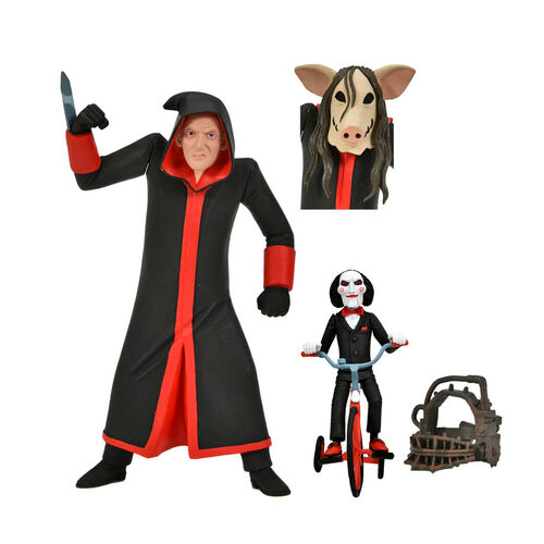Saw Toony Terrors Jigsaw Killer & Billy the Puppet Tricycle figures 15cm