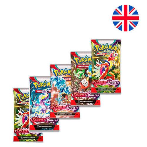 English Pokemon Scarlet & Violet Collectible card game envelope assorted