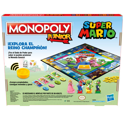 Spanish Super Mario Monopoly Junior game