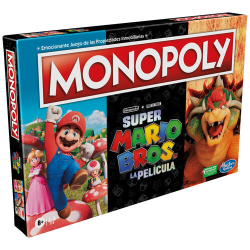 Spanish Super Mario Bros La Pelicula Monopoly game