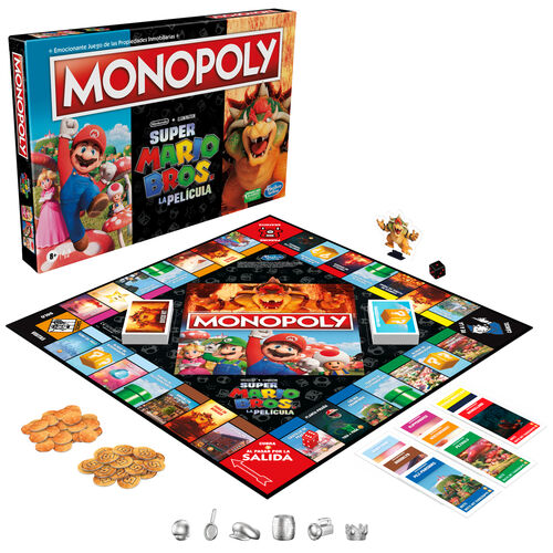 Juego Monopoly Super Mario Bros La Pelicula espaol