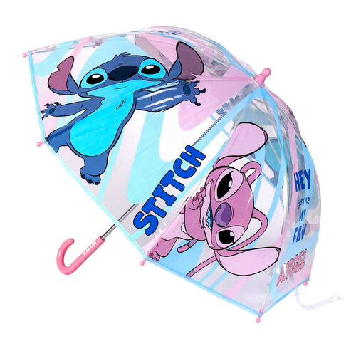Paraguas manual burbuja Stitch Disney 45cm